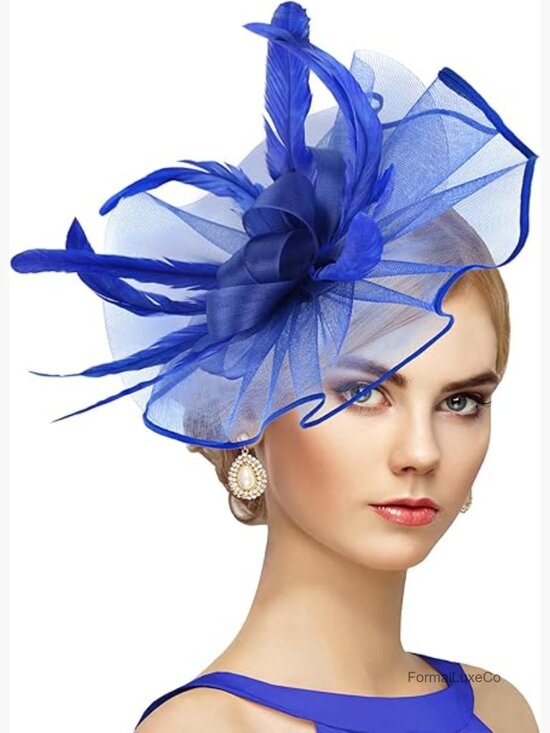 Vintage Fascinator Hat Headpiece for Weddings Derby Tea Parties